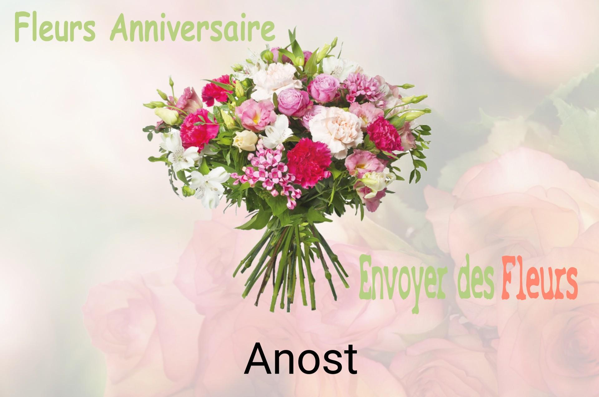 Bouquet de fleurs d’anniversaire livré à Anost